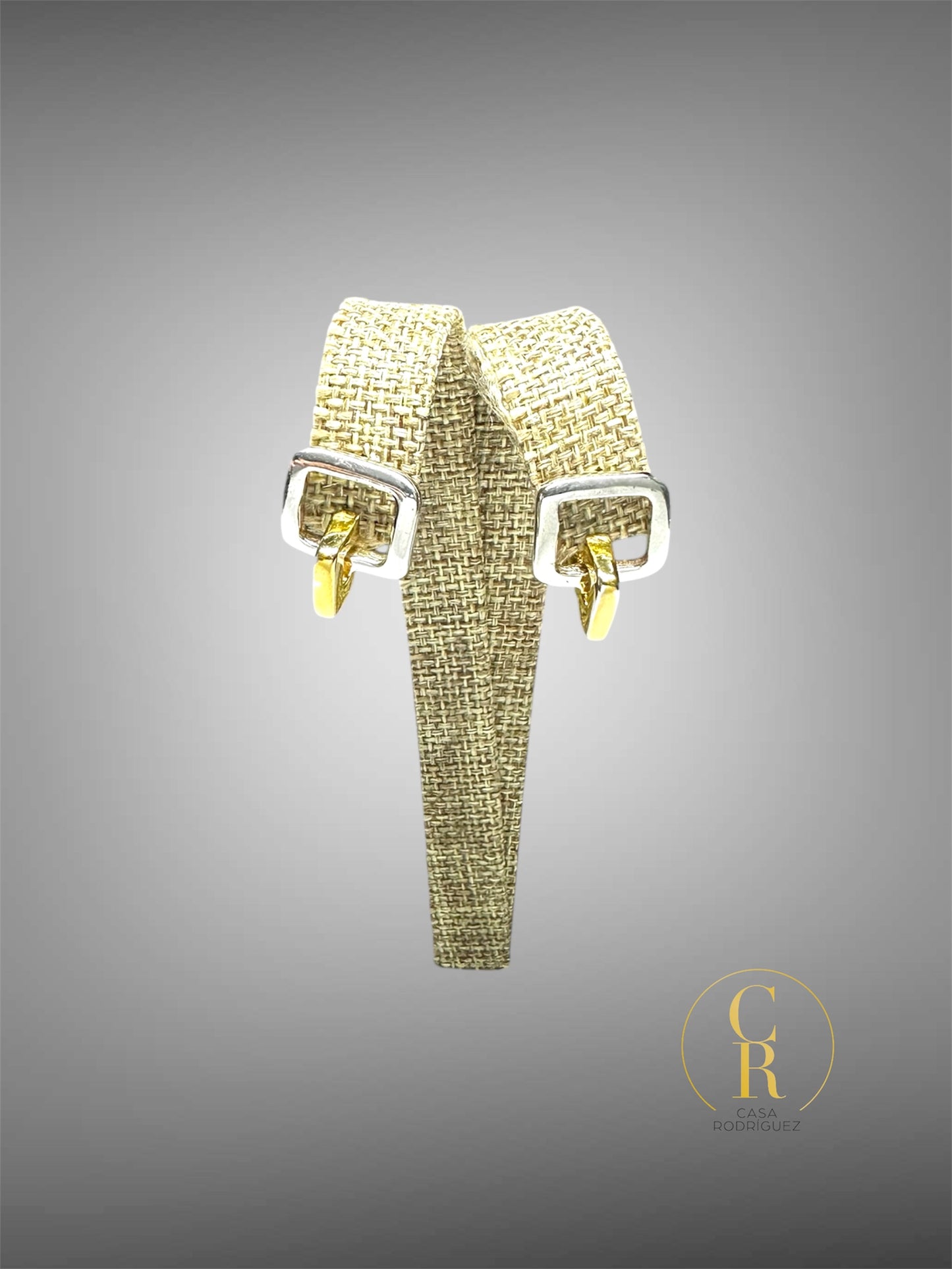 Aretes Tane Cuadros Vermeil