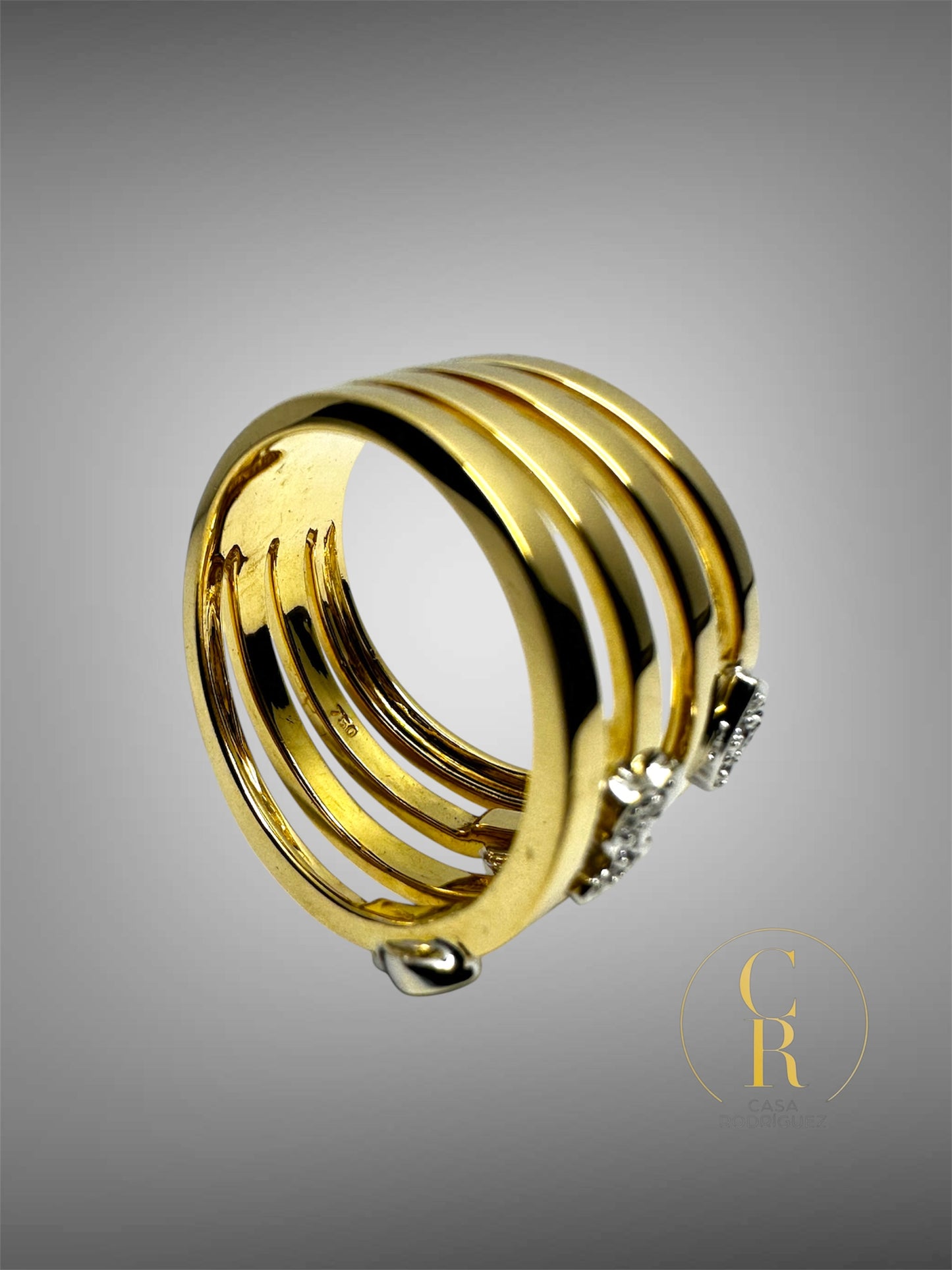 Anillo Tous Oro 18k Figuras Puppies
