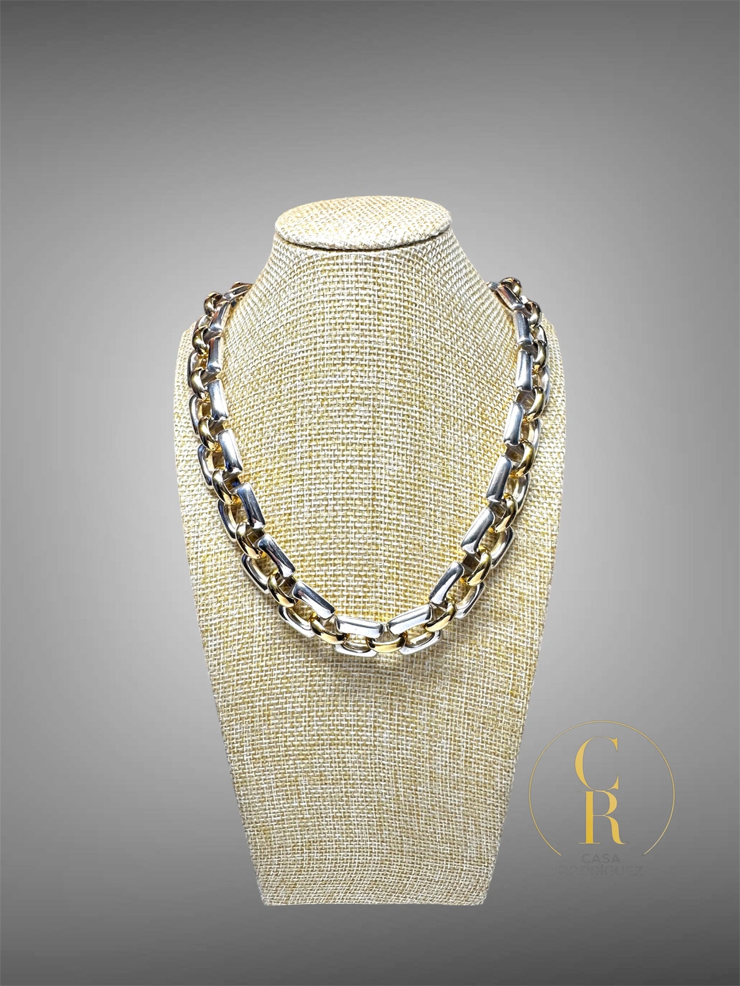 Collar Tane Cuadros Vermeil