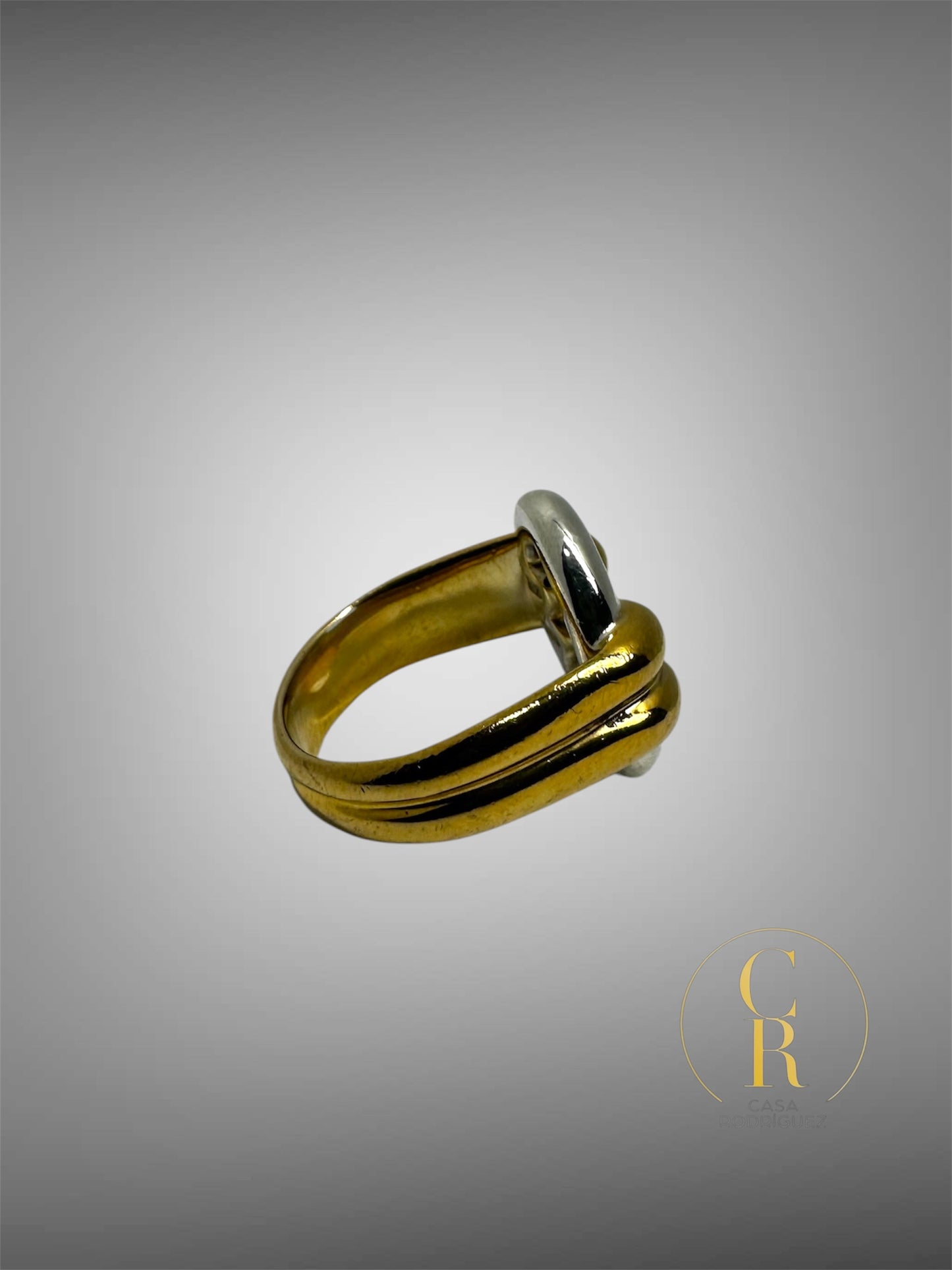 Anillo Tane Ovalo Vermeil