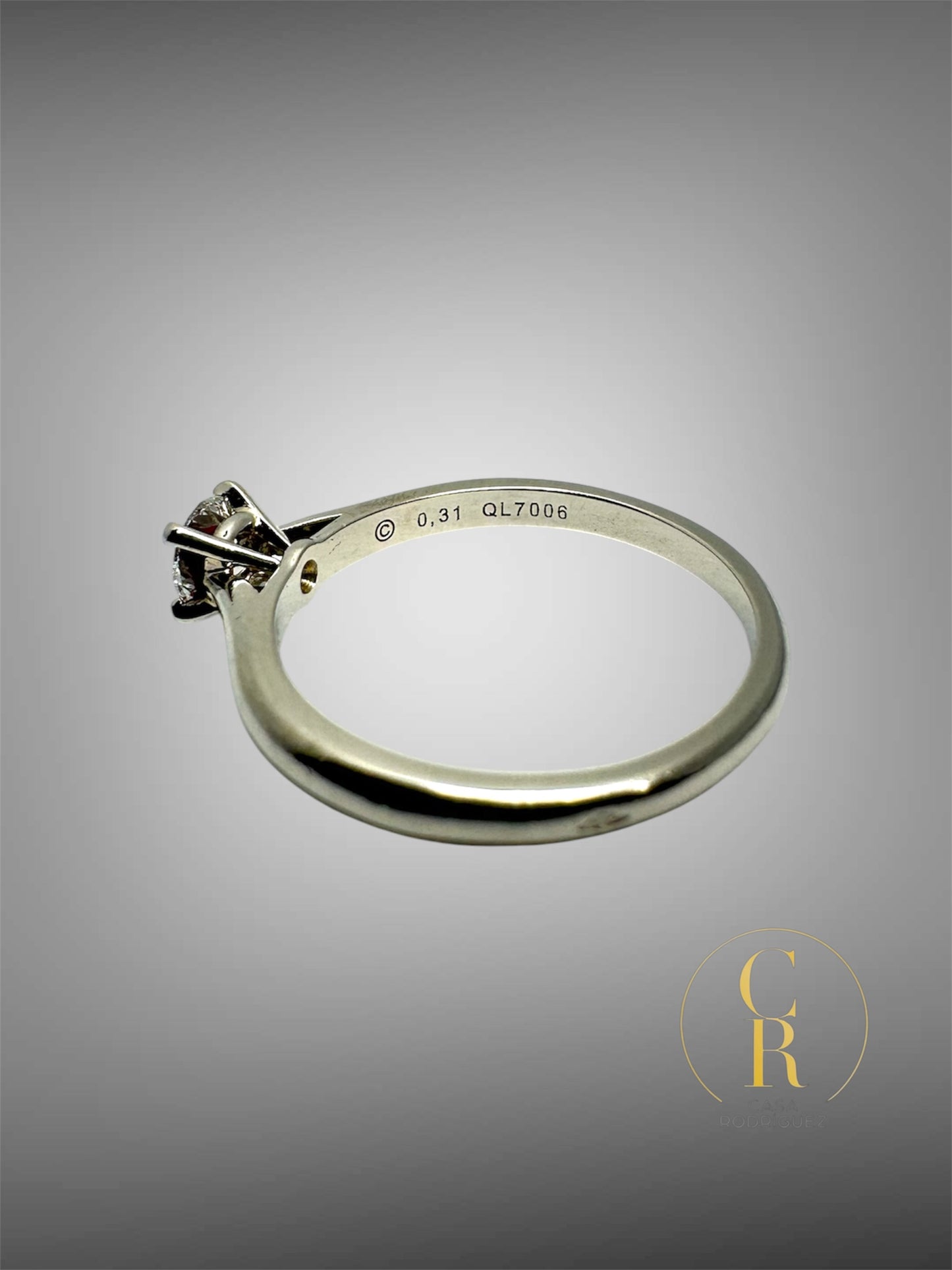 Anillo Cartier de Compromiso Solitario