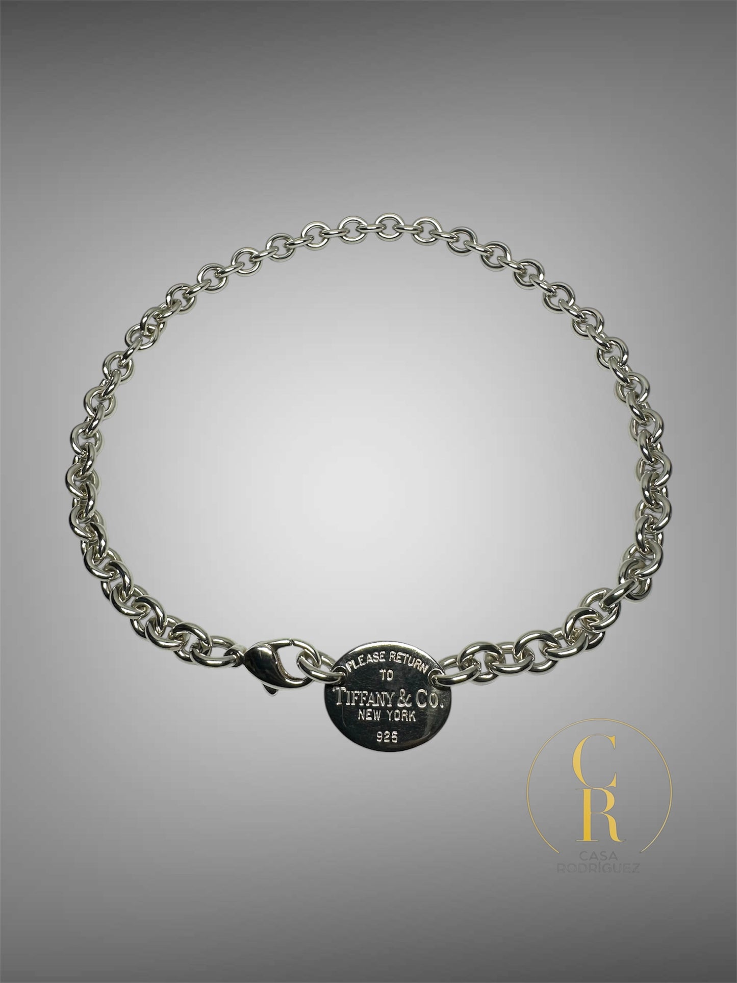Collar Tiffany & Co. Dije Ovalo Return to