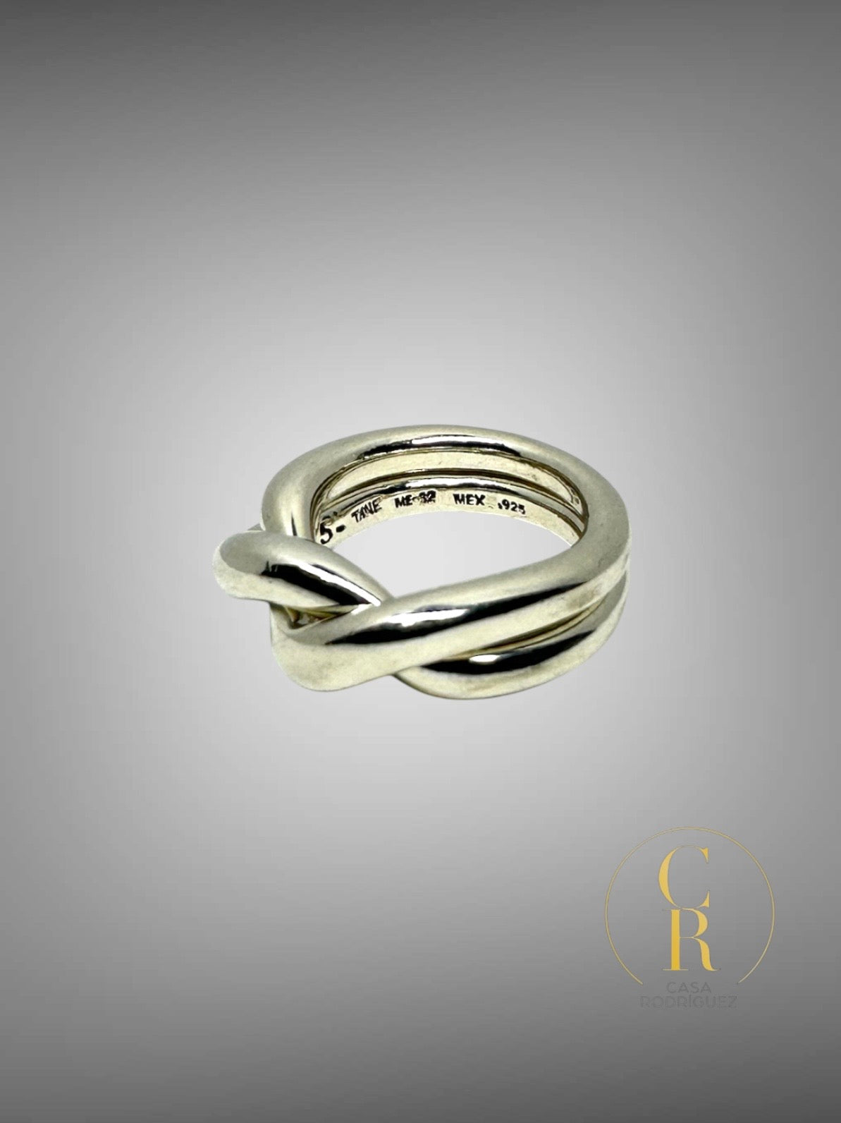 Anillo Tane Doble Entrelazado