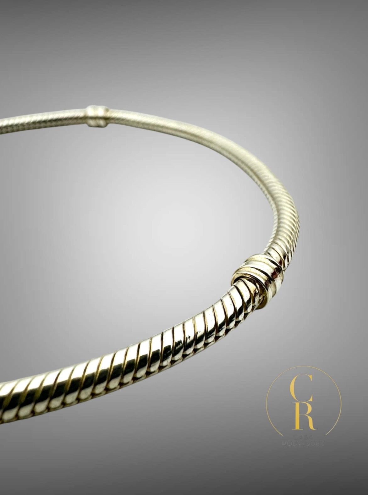 Pulsera Pandora Cadena de Serpiente y Broche de Barril.