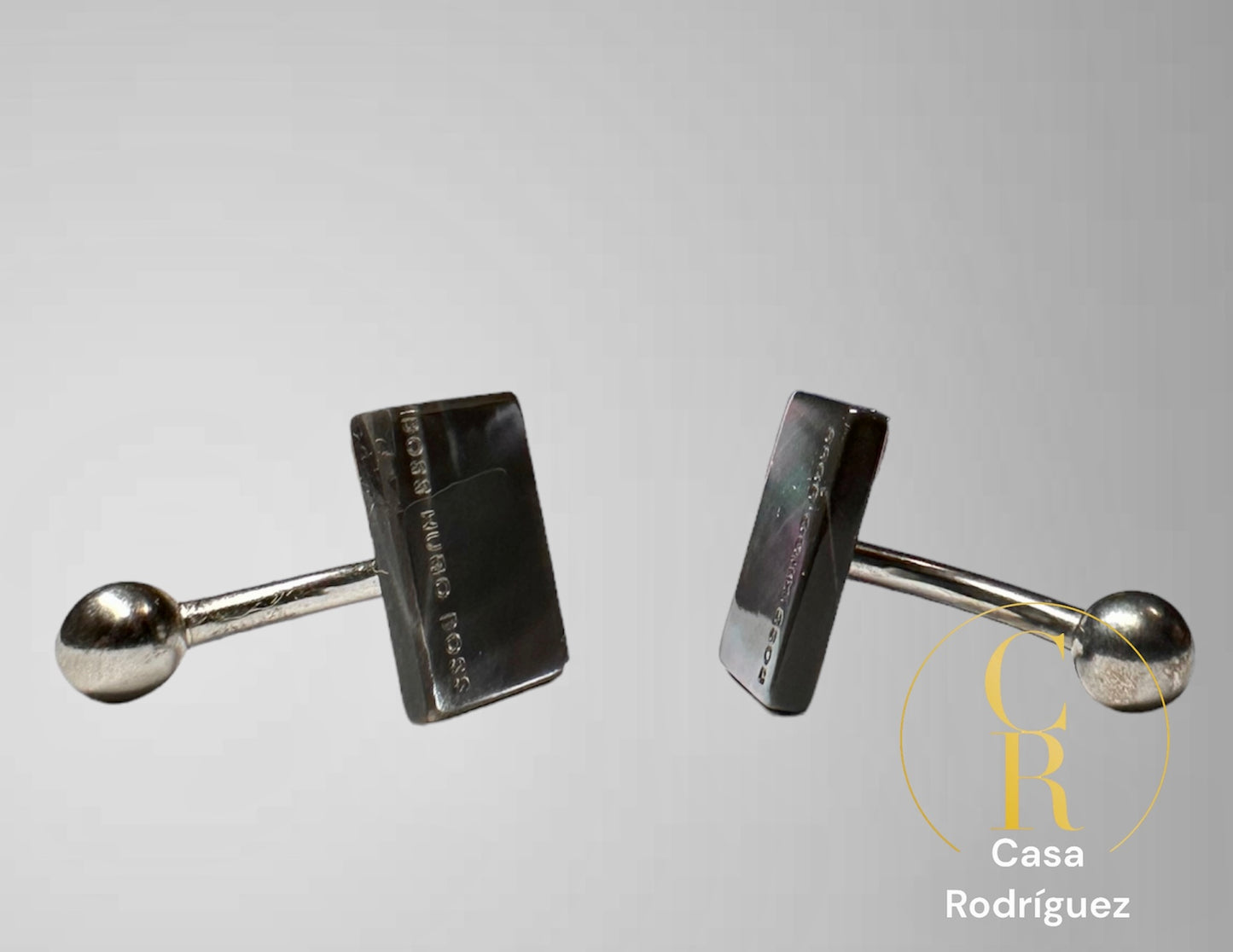 Mancuernillas Hugo Boss Negras