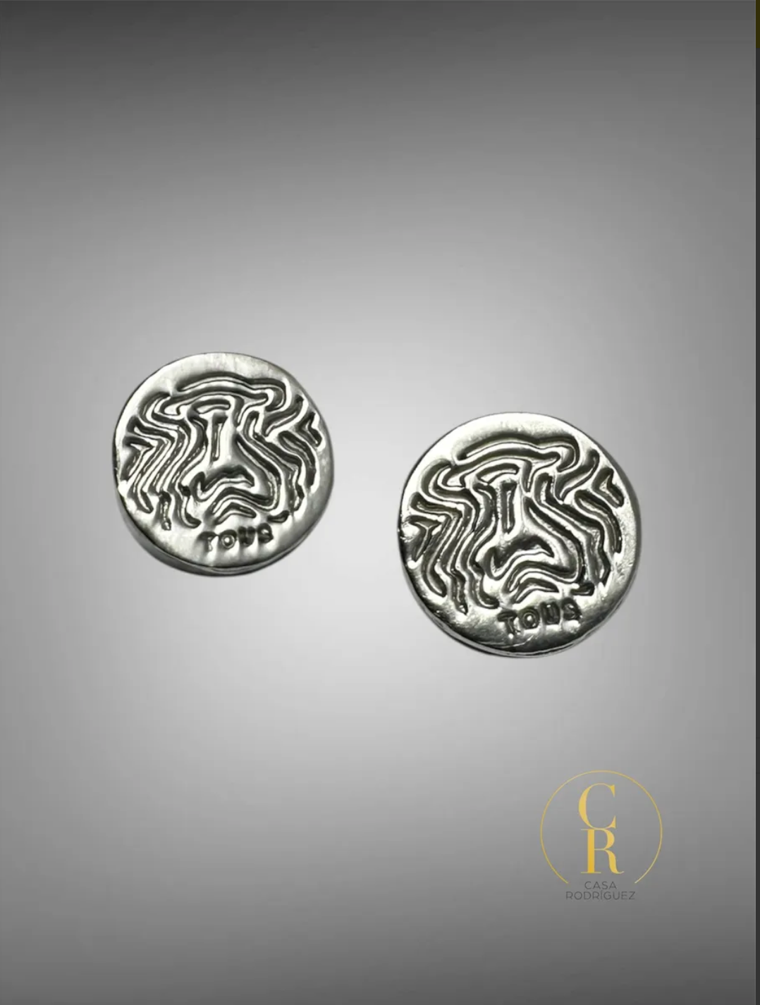 Aretes Tous Circulares Plata