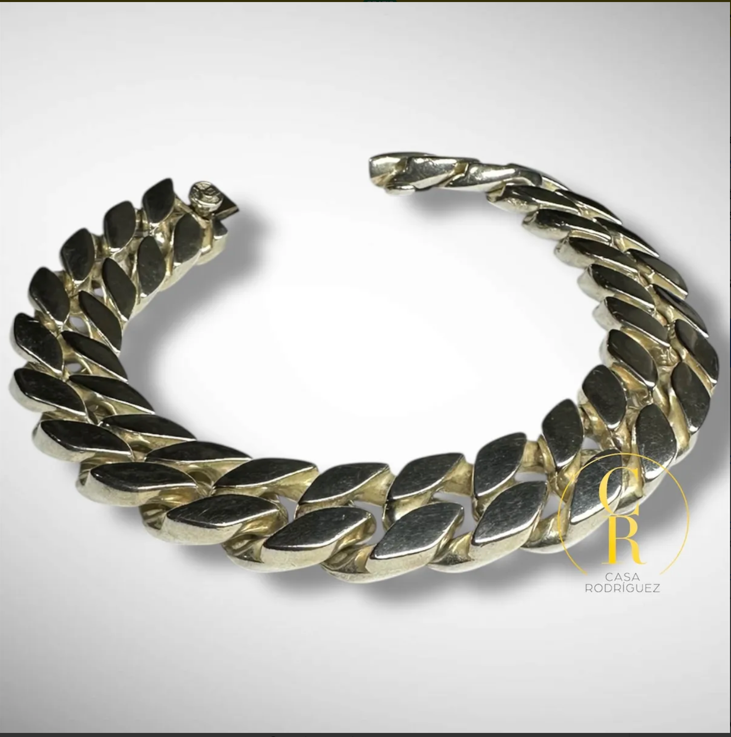 Pulsera David Yurman Cubana Plateado