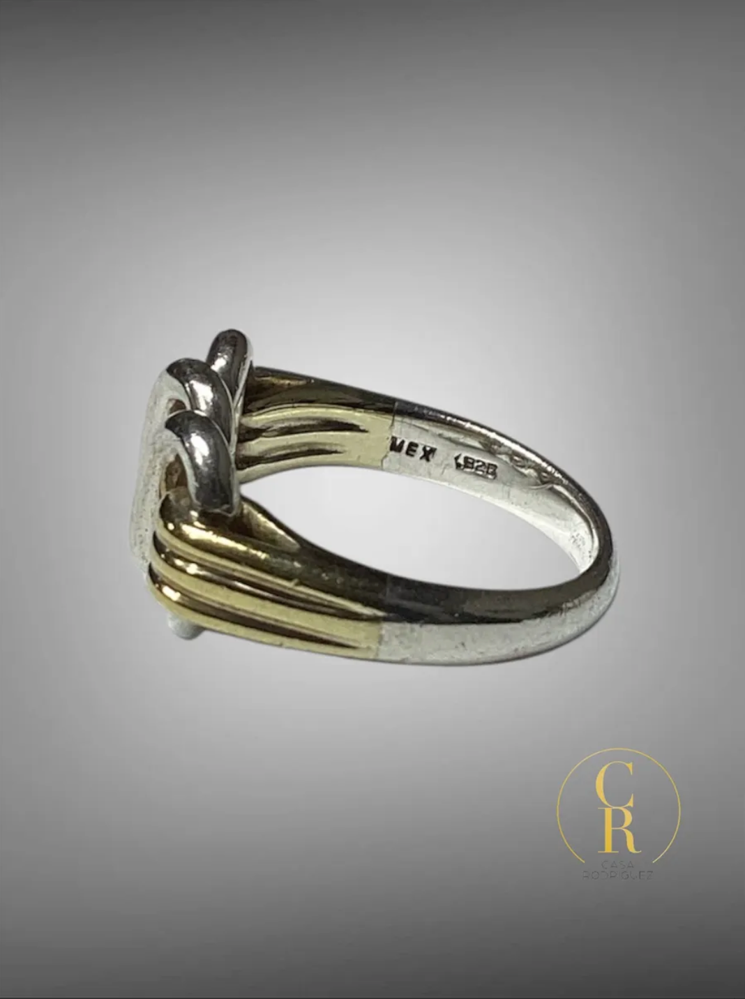Anillo Tane Ondas Vermeil