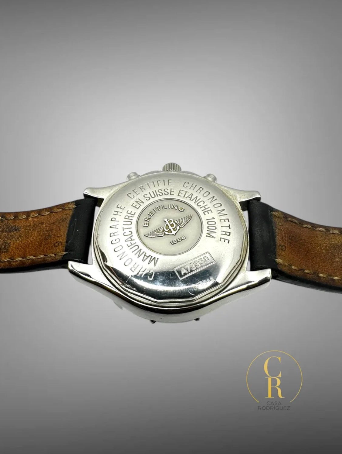 Reloj Breitling Colt Chronograph Negro Plateado Azul Marino