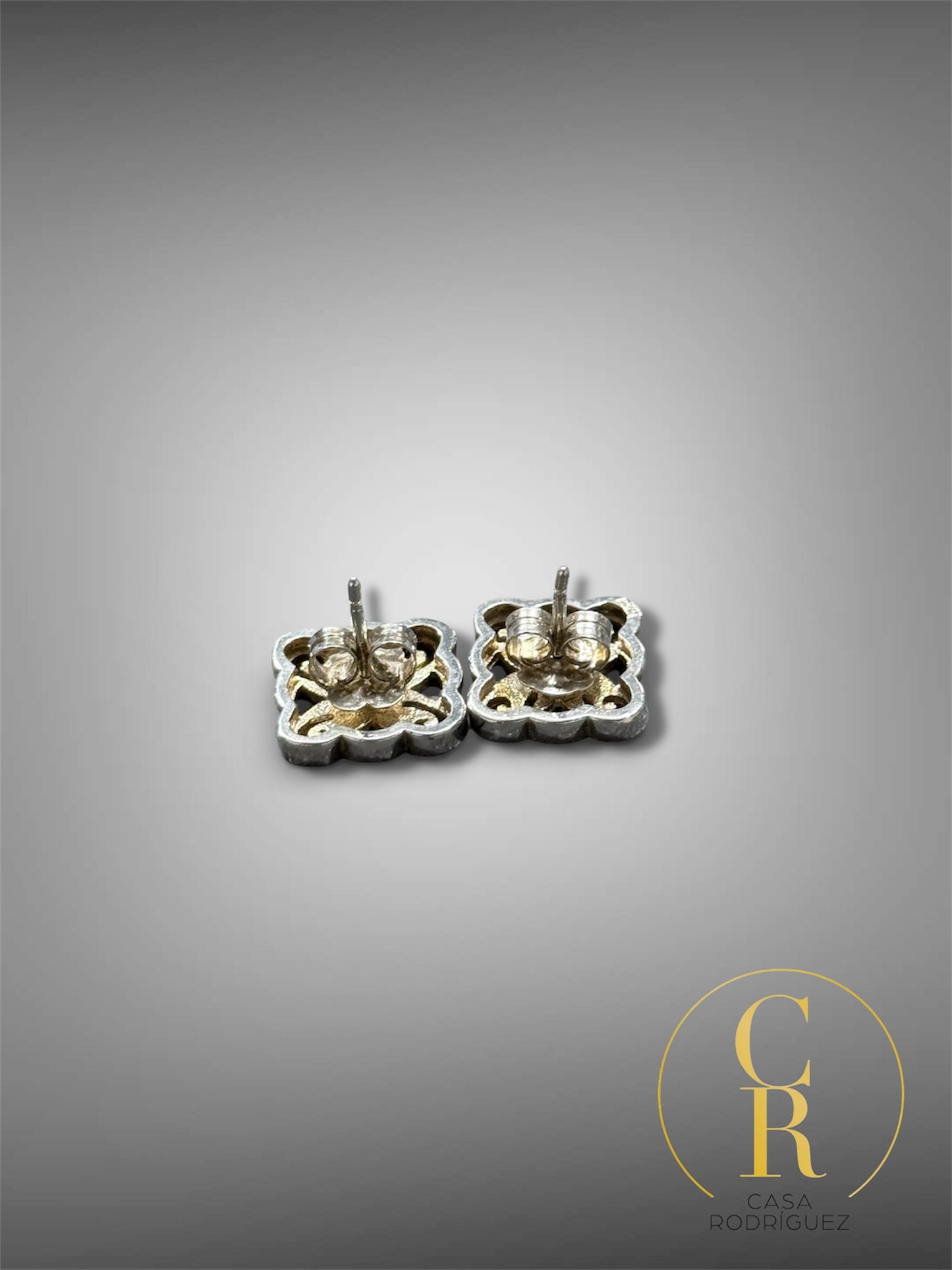 Aretes tous filigrana con osito