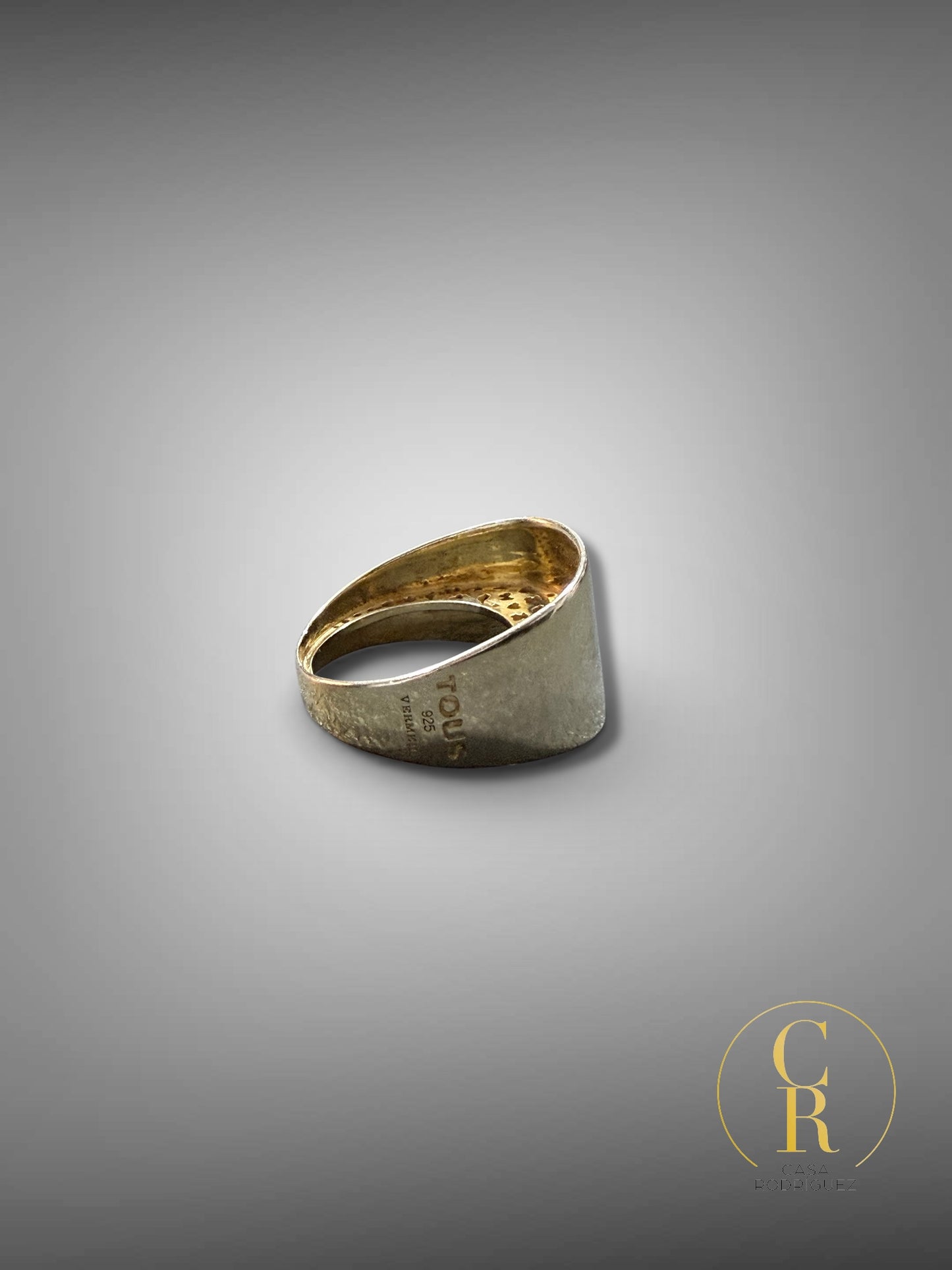 Anillo tous sello vermeil figuras