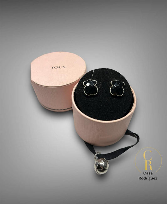 Aretes Tous Onix negro