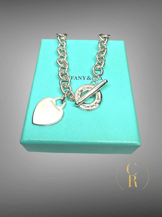 Collar Tiffany & Co. Please Return To Corazón
