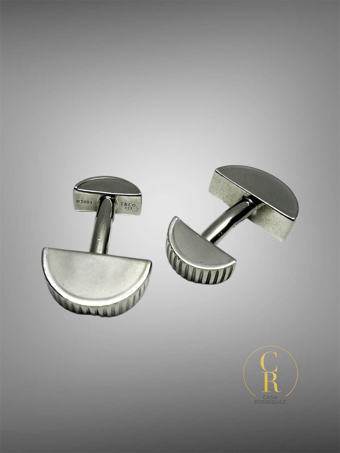 Mancuernillas Tiffany & Co. Media Esfera.