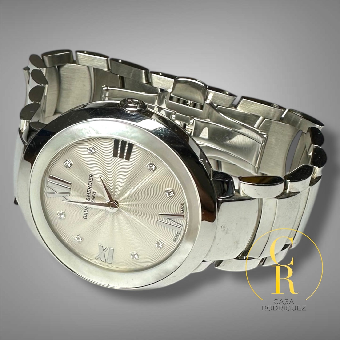 Reloj Baume&mercie Promesse Dama Plateado Madre Perla