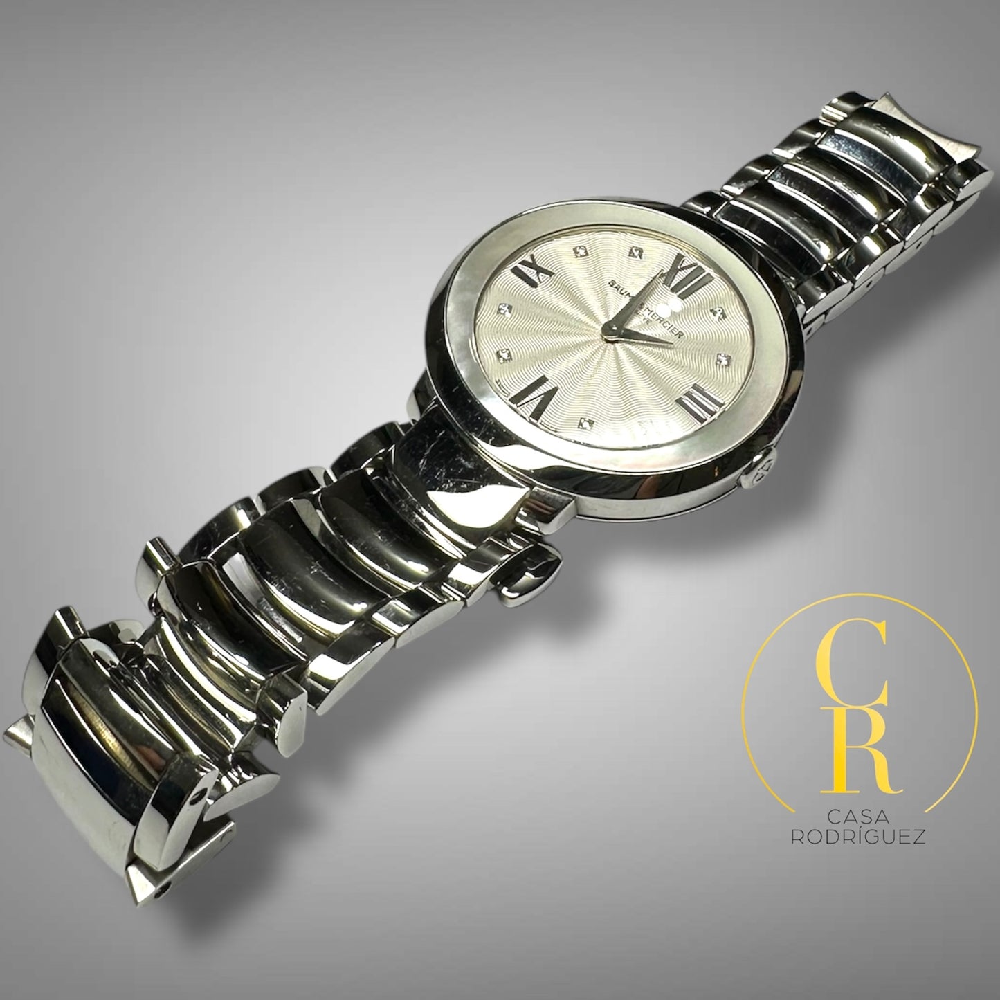 Reloj Baume&mercie Promesse Dama Plateado Madre Perla