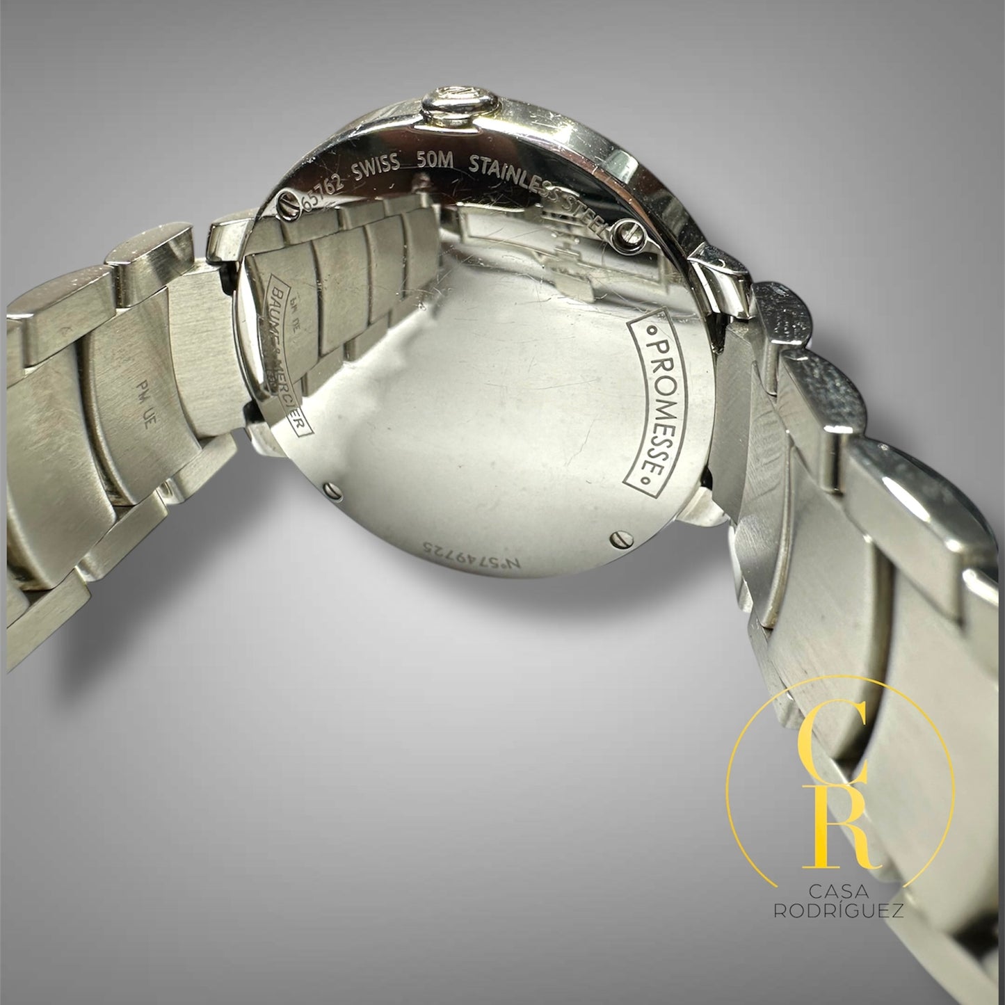 Reloj Baume&mercie Promesse Dama Plateado Madre Perla