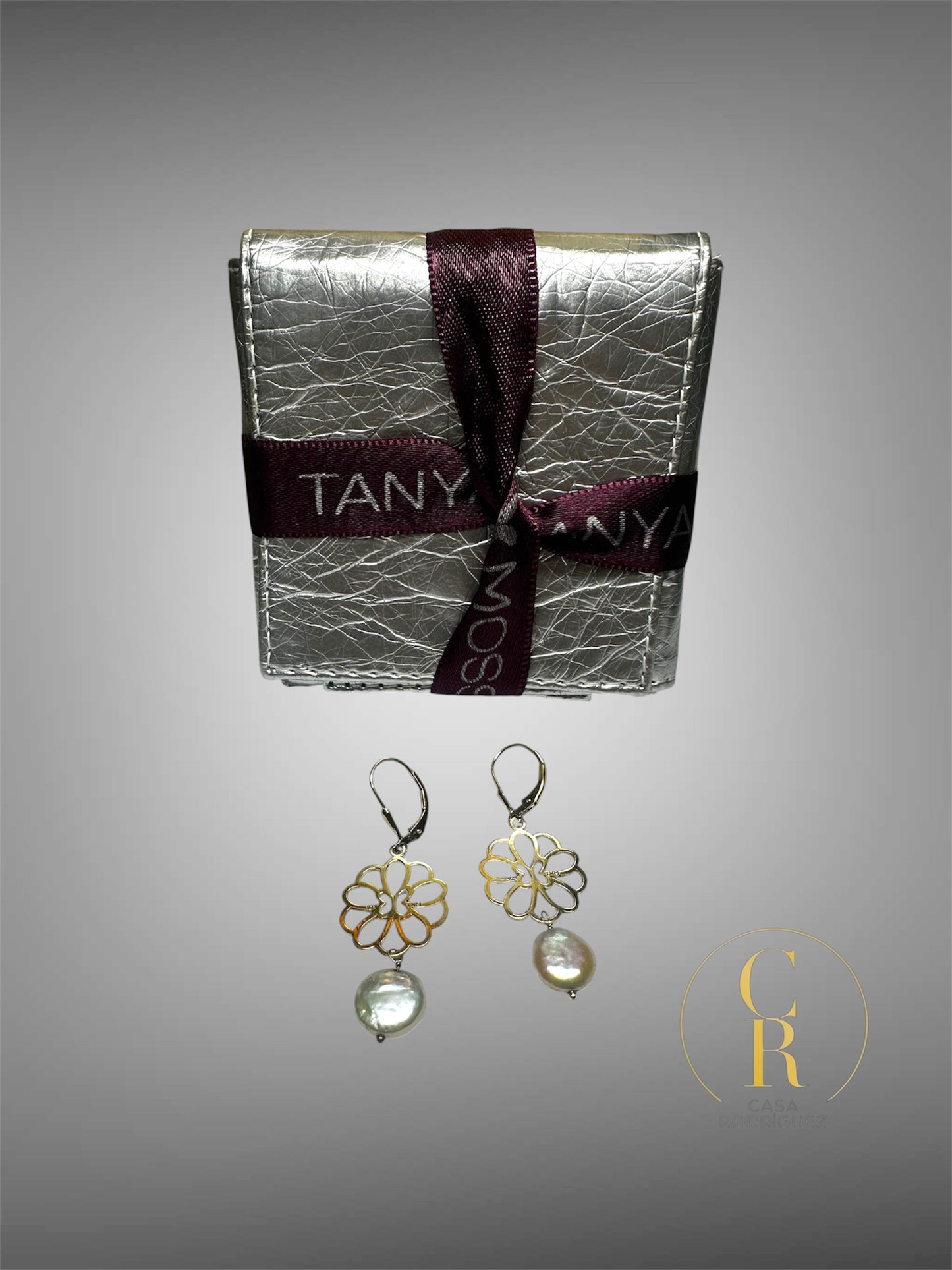 Aretes Tanya Moss Con Perla