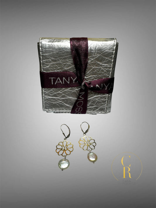 Aretes Tanya Moss Con Perla