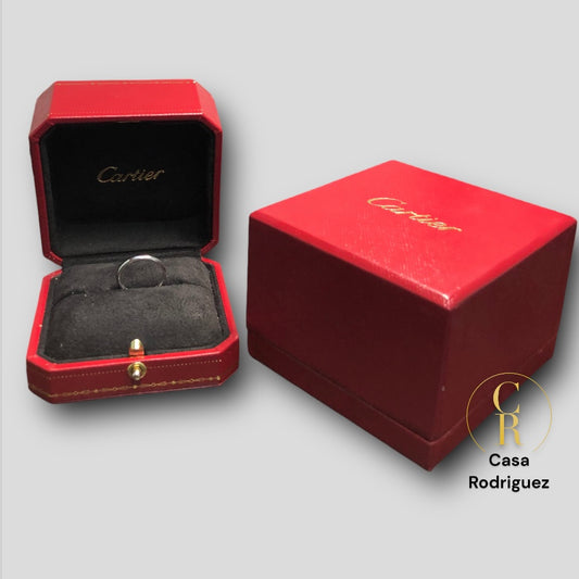Anillo Cartier Alianza 1895.