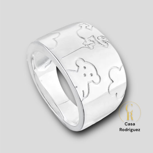 Anillo Tous TS plata