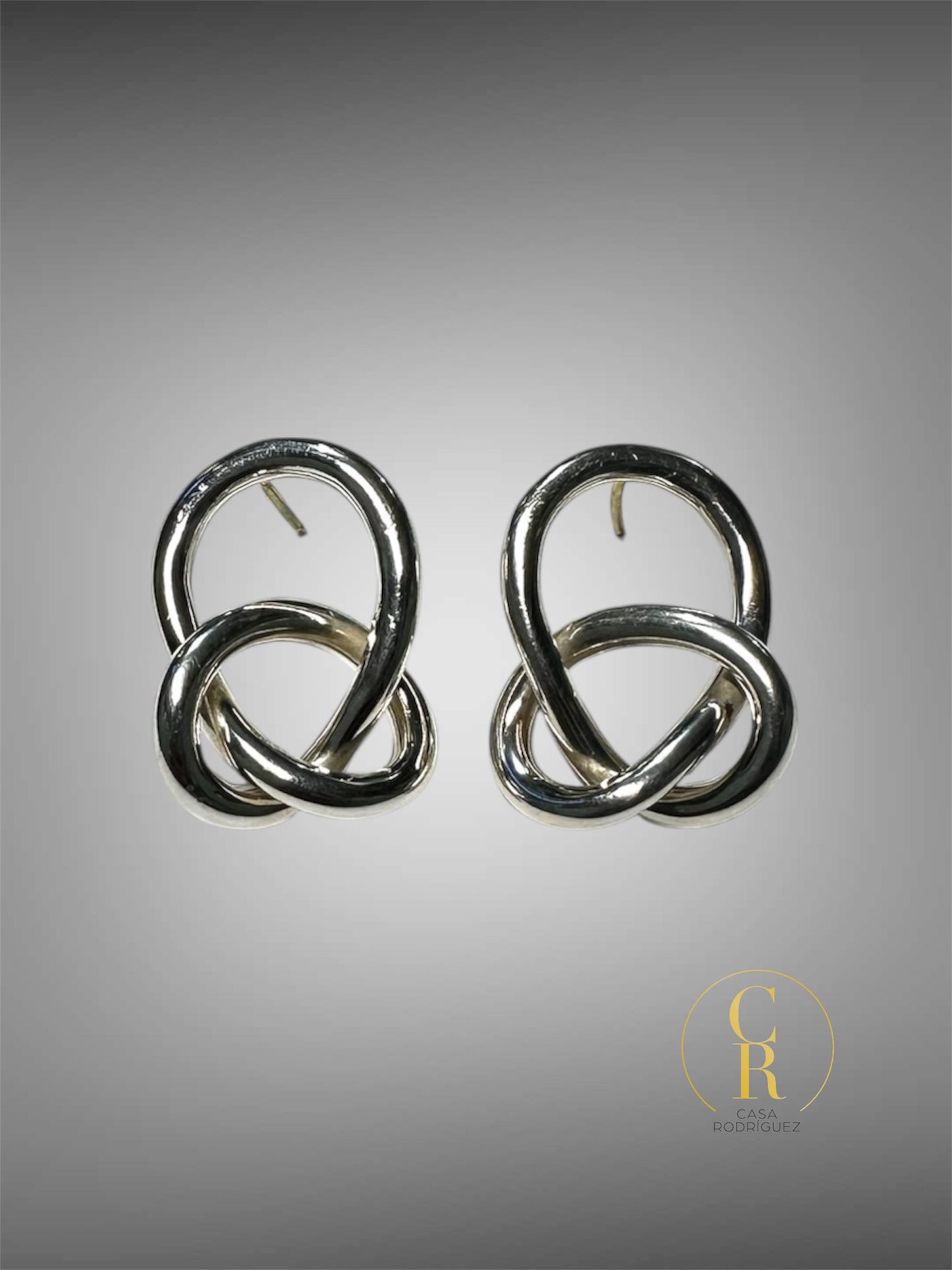 Aretes Tane Entrelazados.