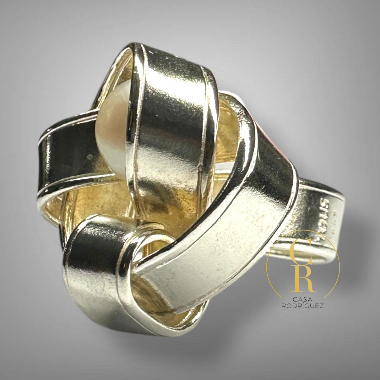 Anillo Tous Entrelazados Perla
