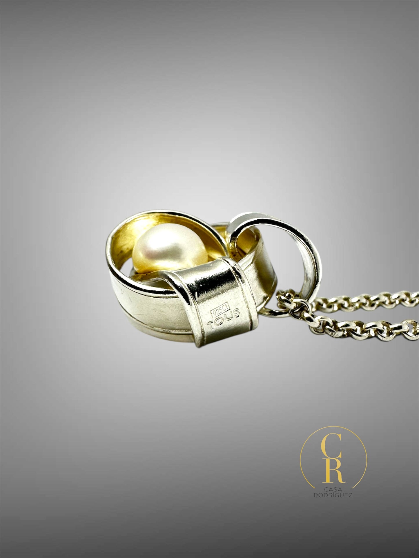 Collar Tous Entrelazado Perla