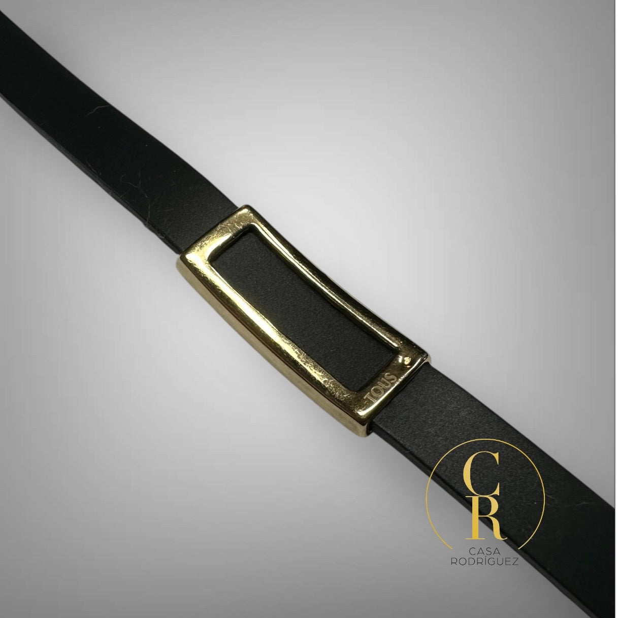 Pulsera Tous Caucho Ositos Vermeil