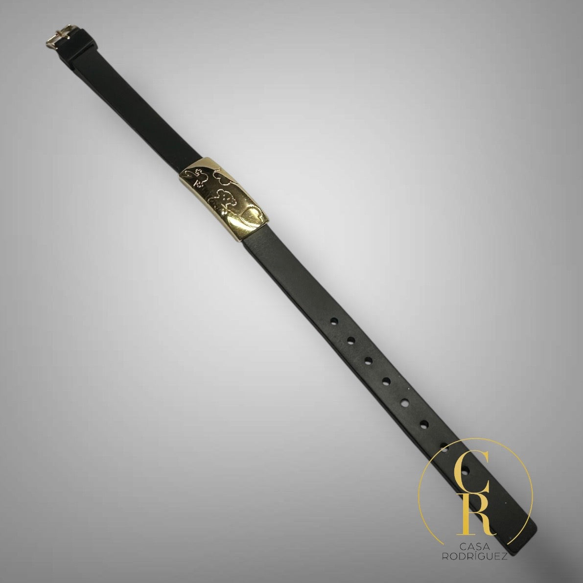Pulsera Tous Caucho Ositos Vermeil