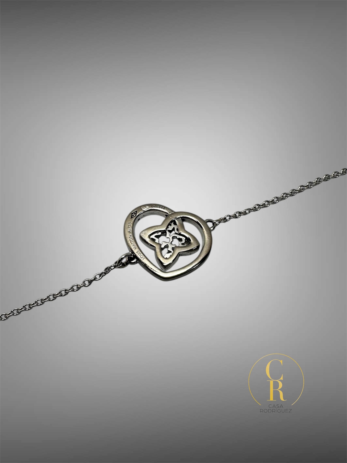 Pulsera Louis Vuitton Corazón Con Diamantes Au. 750