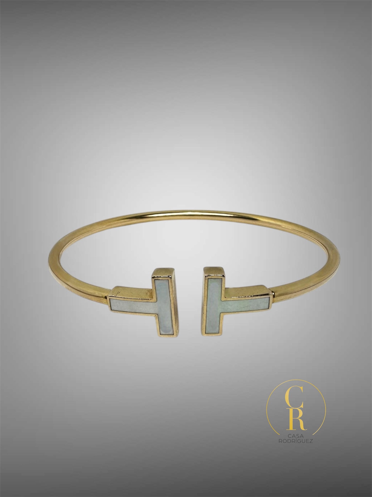 Pulsera Tiffany & Co. T Concha Nacar.