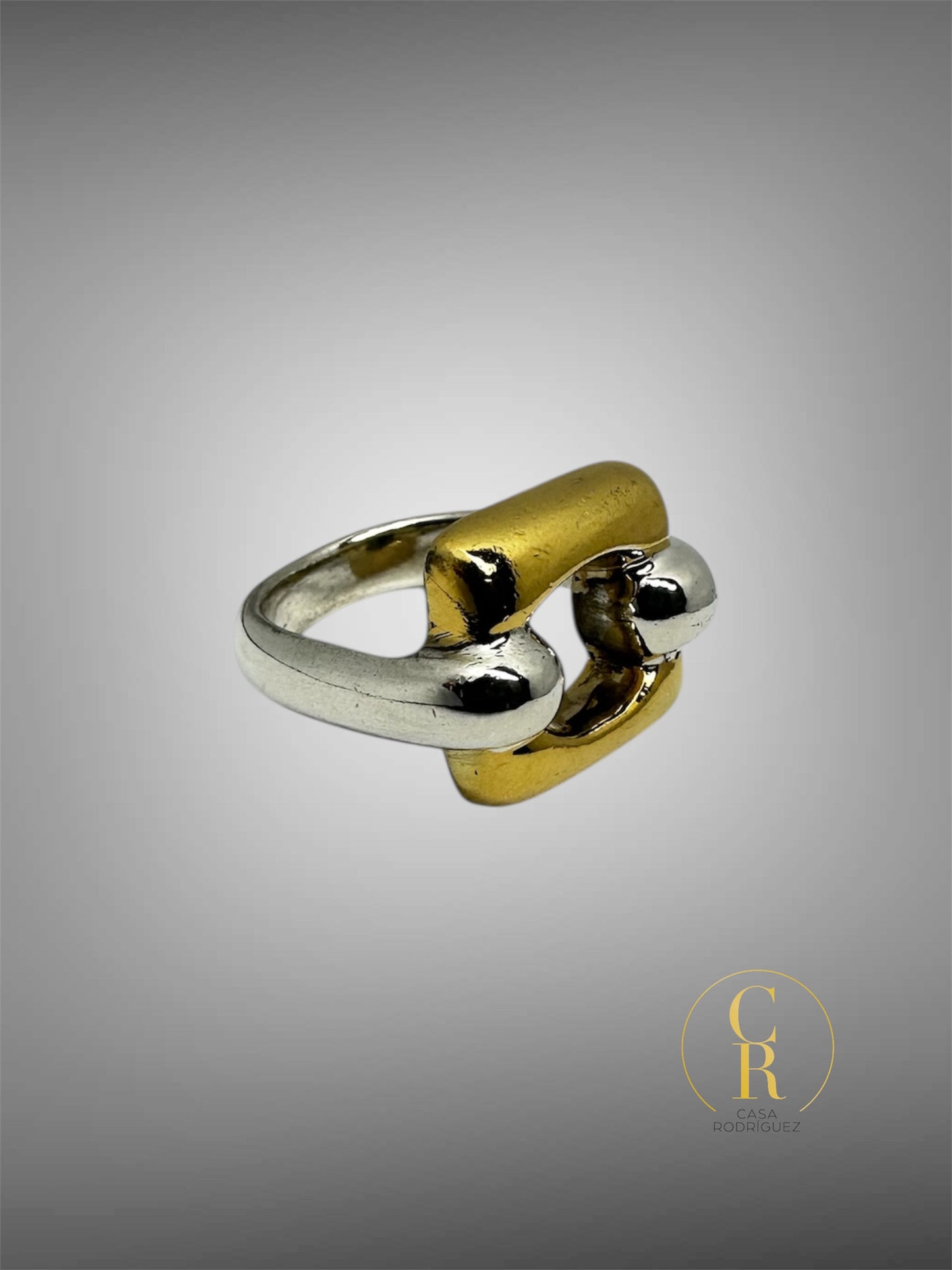 Anillo Tane Cuadro Vermeil