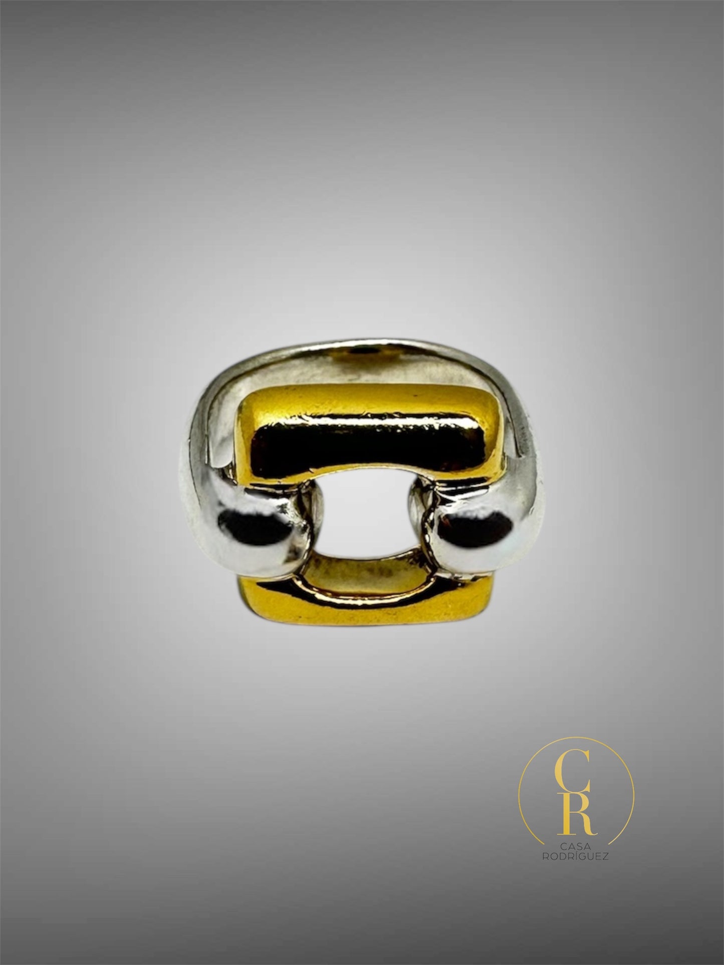 Anillo Tane Cuadro Vermeil