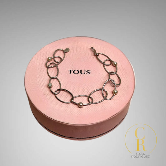 Pulsera Tous Aros con Perlas