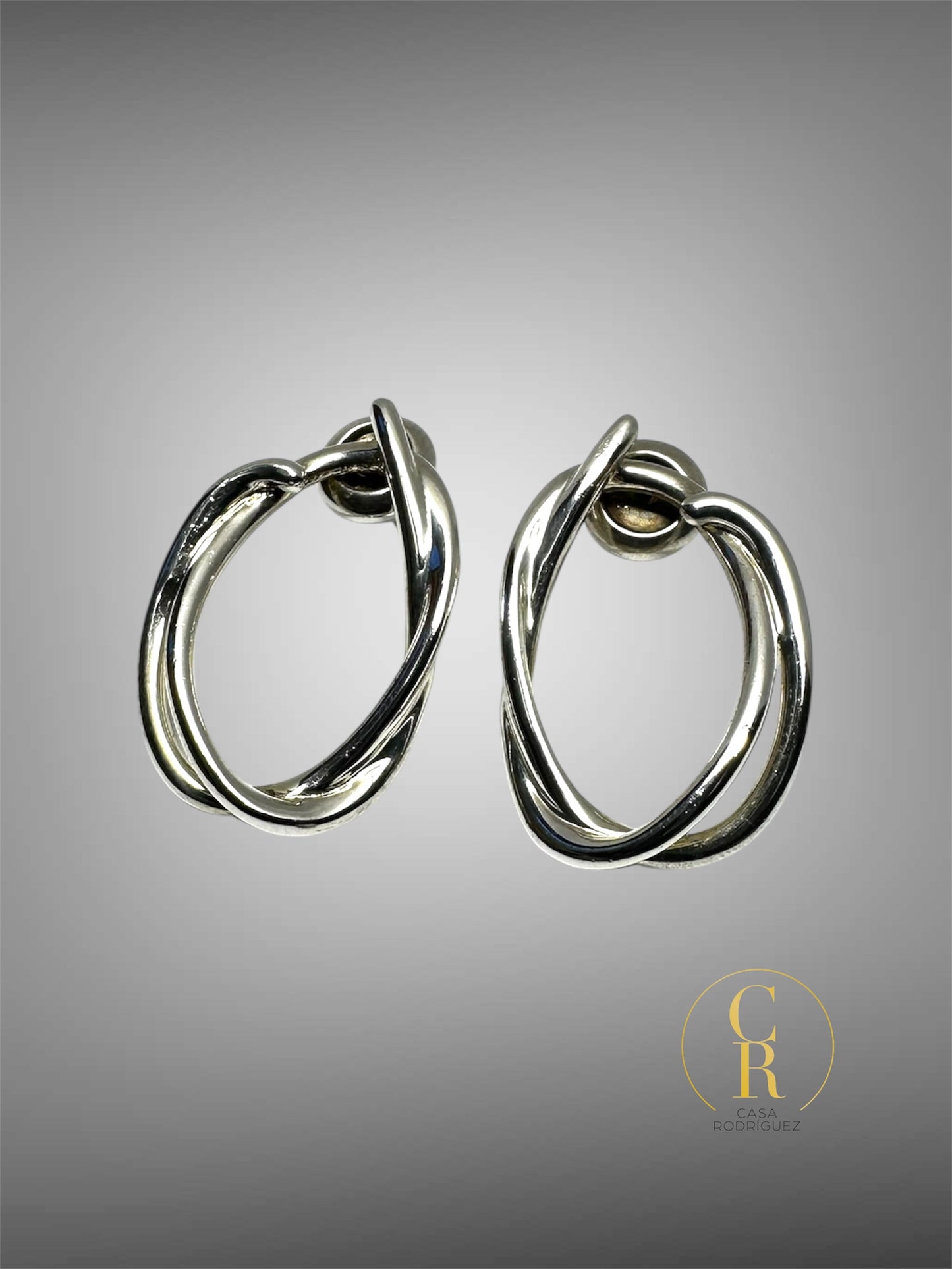 Aretes Tane Entrelazados