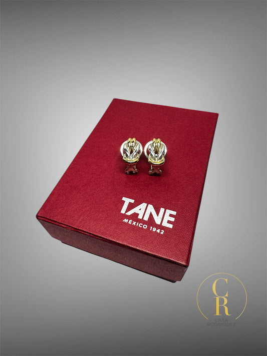 Aretes Tane Entrelazados Clip