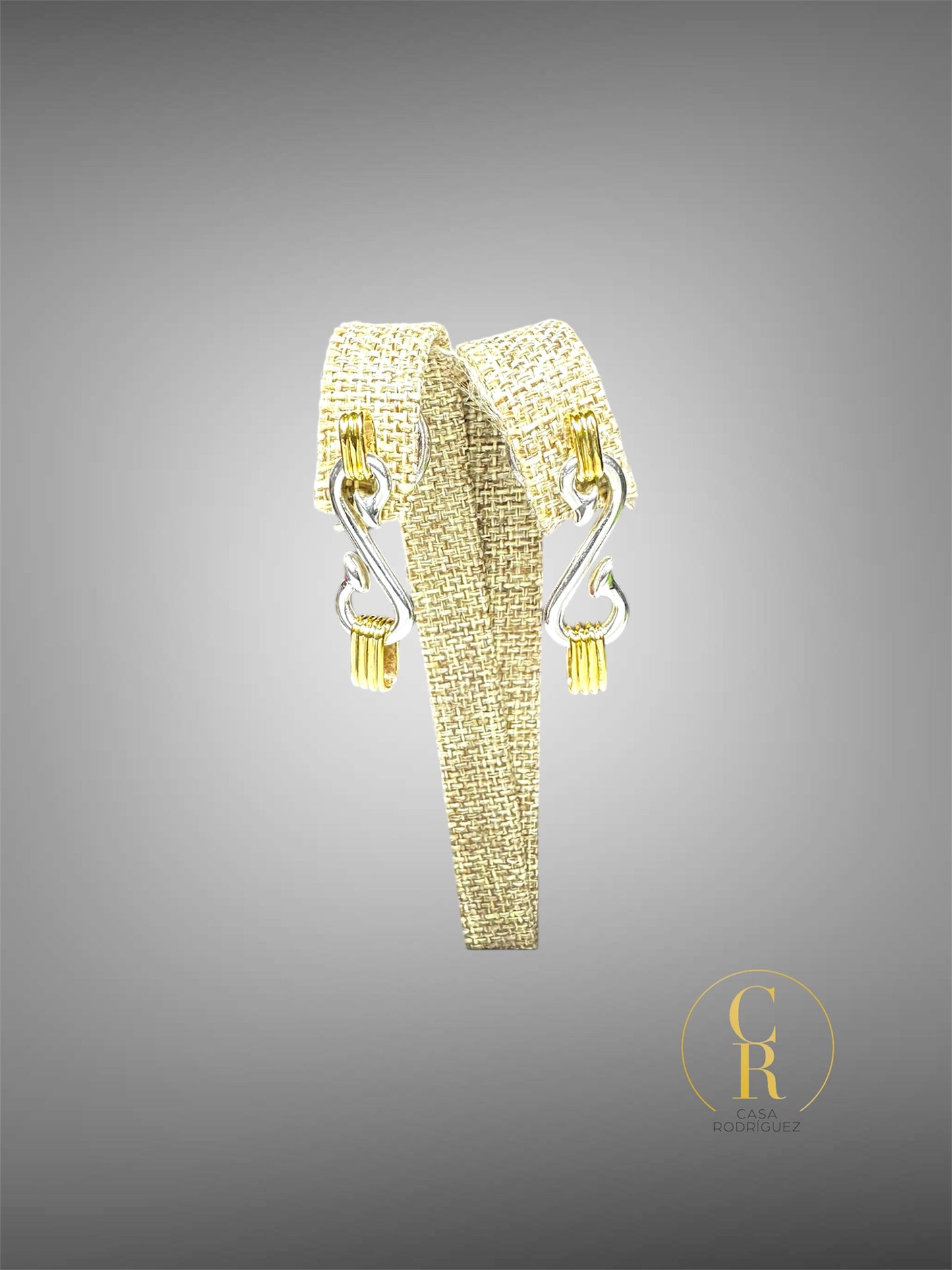 Aretes Tane Colgantes Con Vermeil