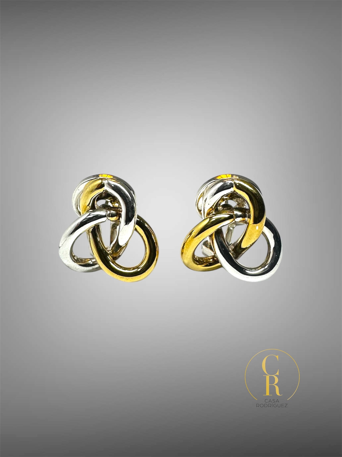 Aretes Tane Clip Con Poste Vermeil