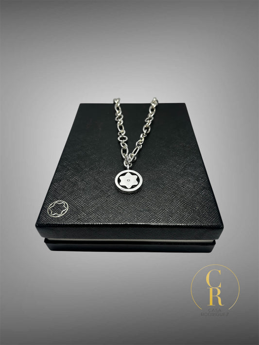 Collar Montblanc Estrella Con Diamante