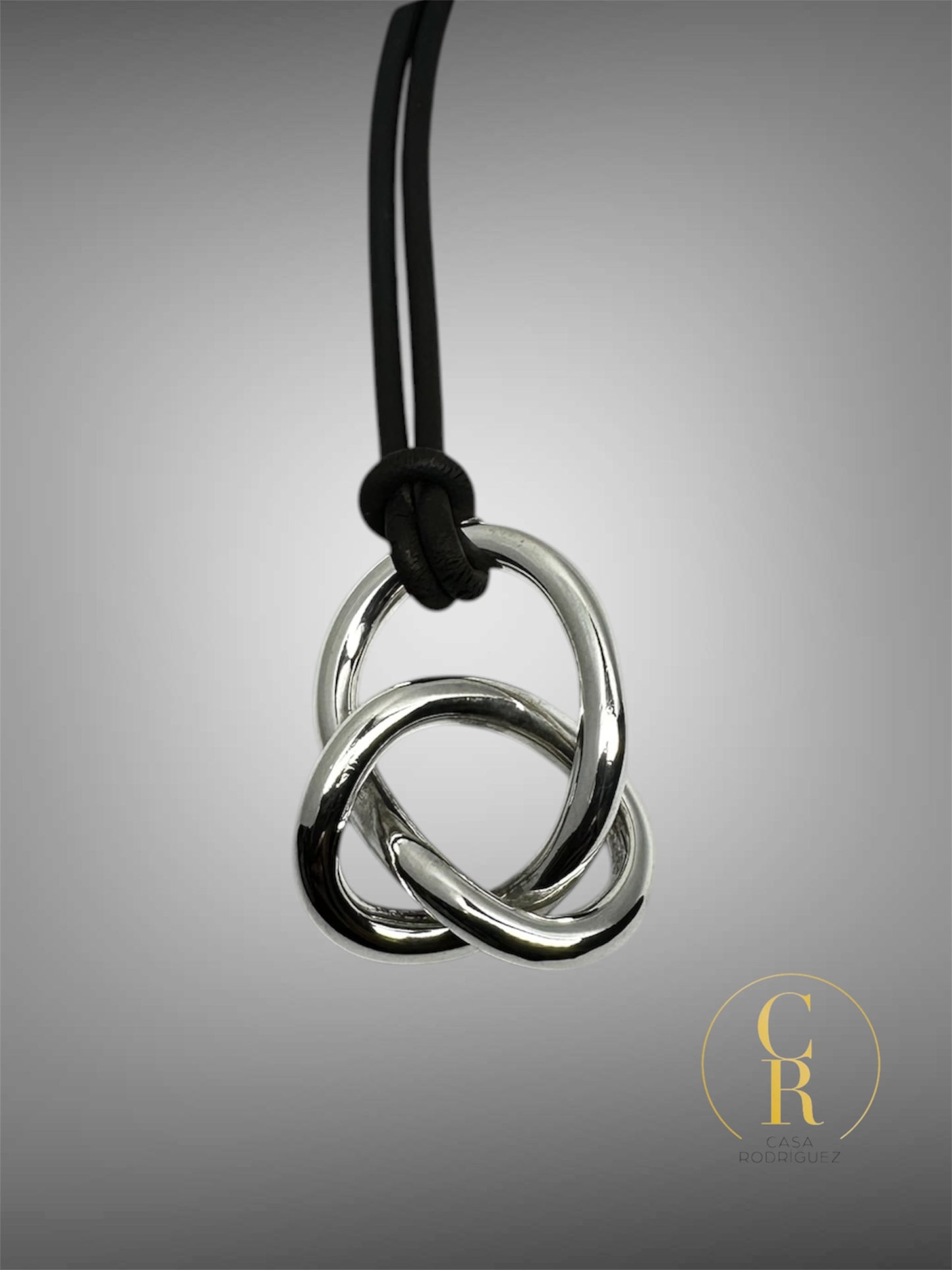 Collar Tane entrelazado Caucho