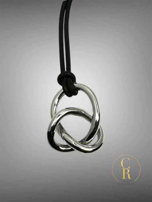 Collar Tane entrelazado Caucho