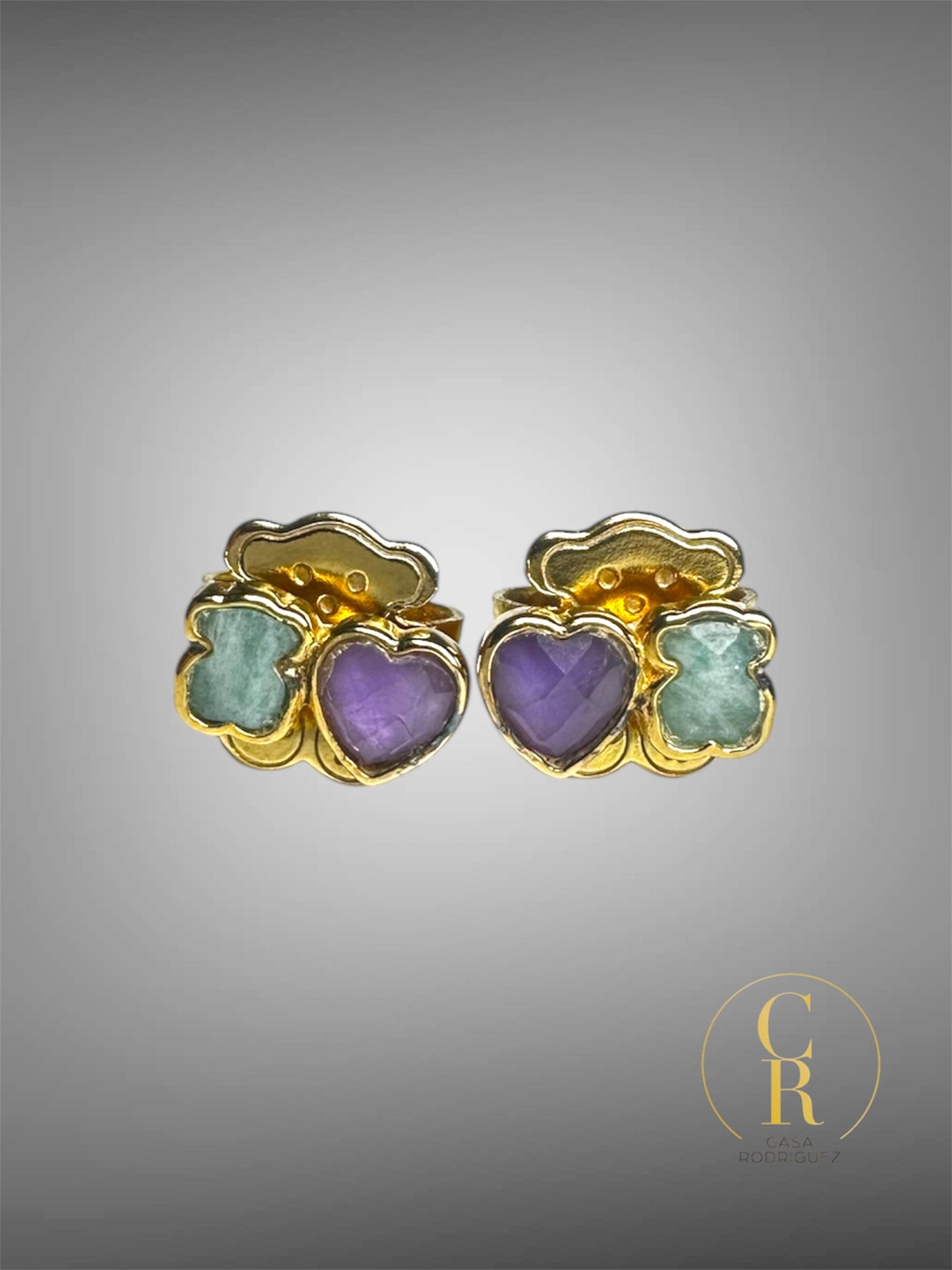Aretes Tous Oso y Corazón