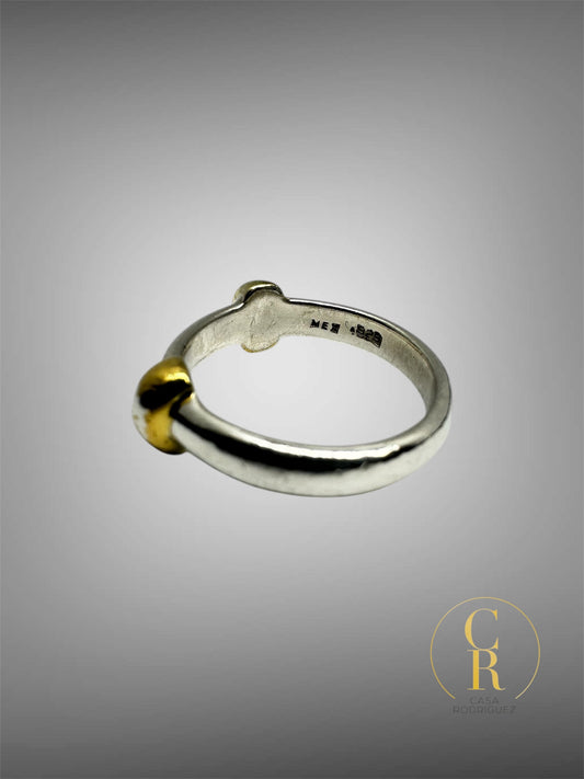 Anillo Tane Dos Cuentas