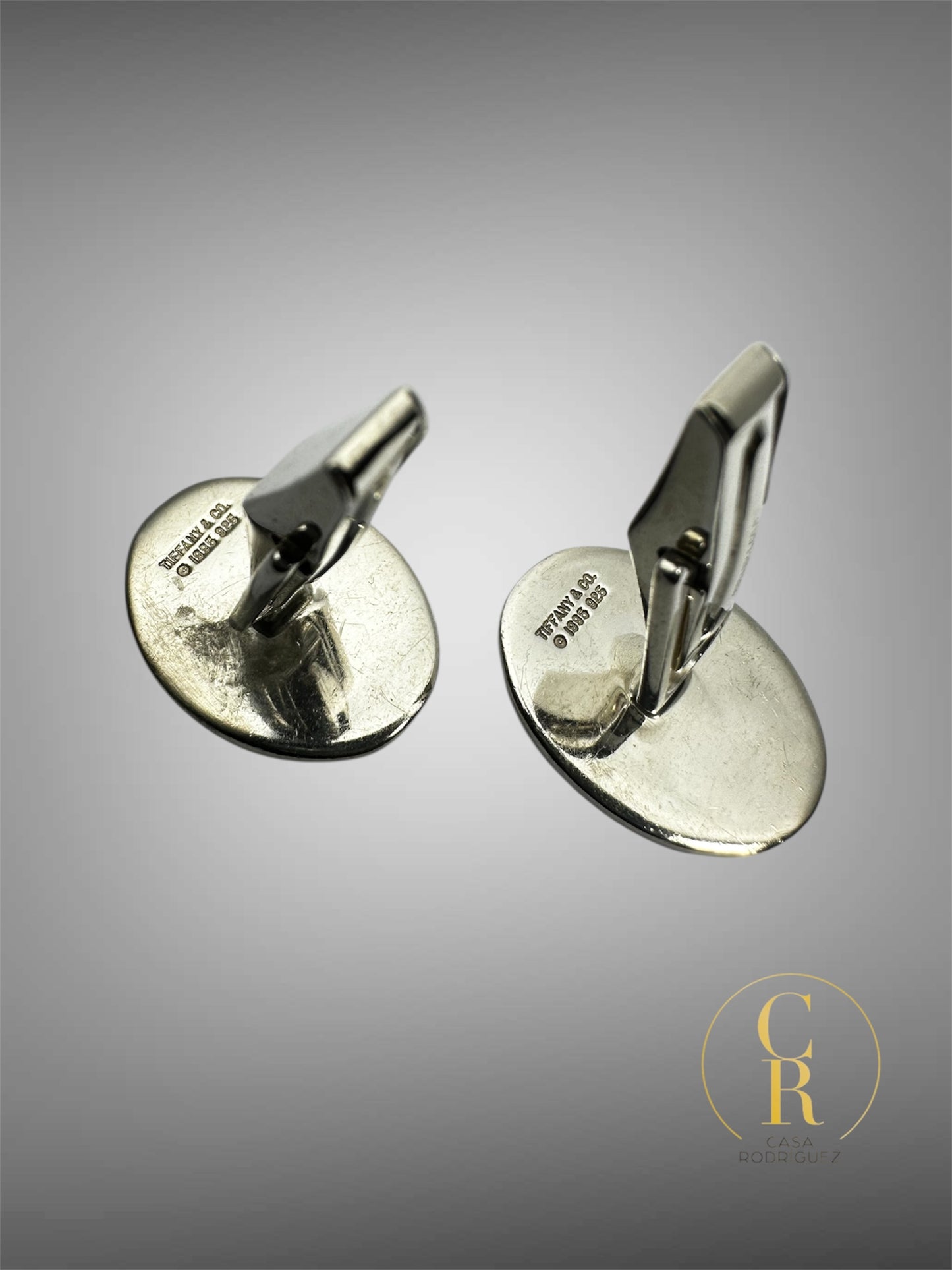 Mancuernillas Tiffany & Co. Estriada