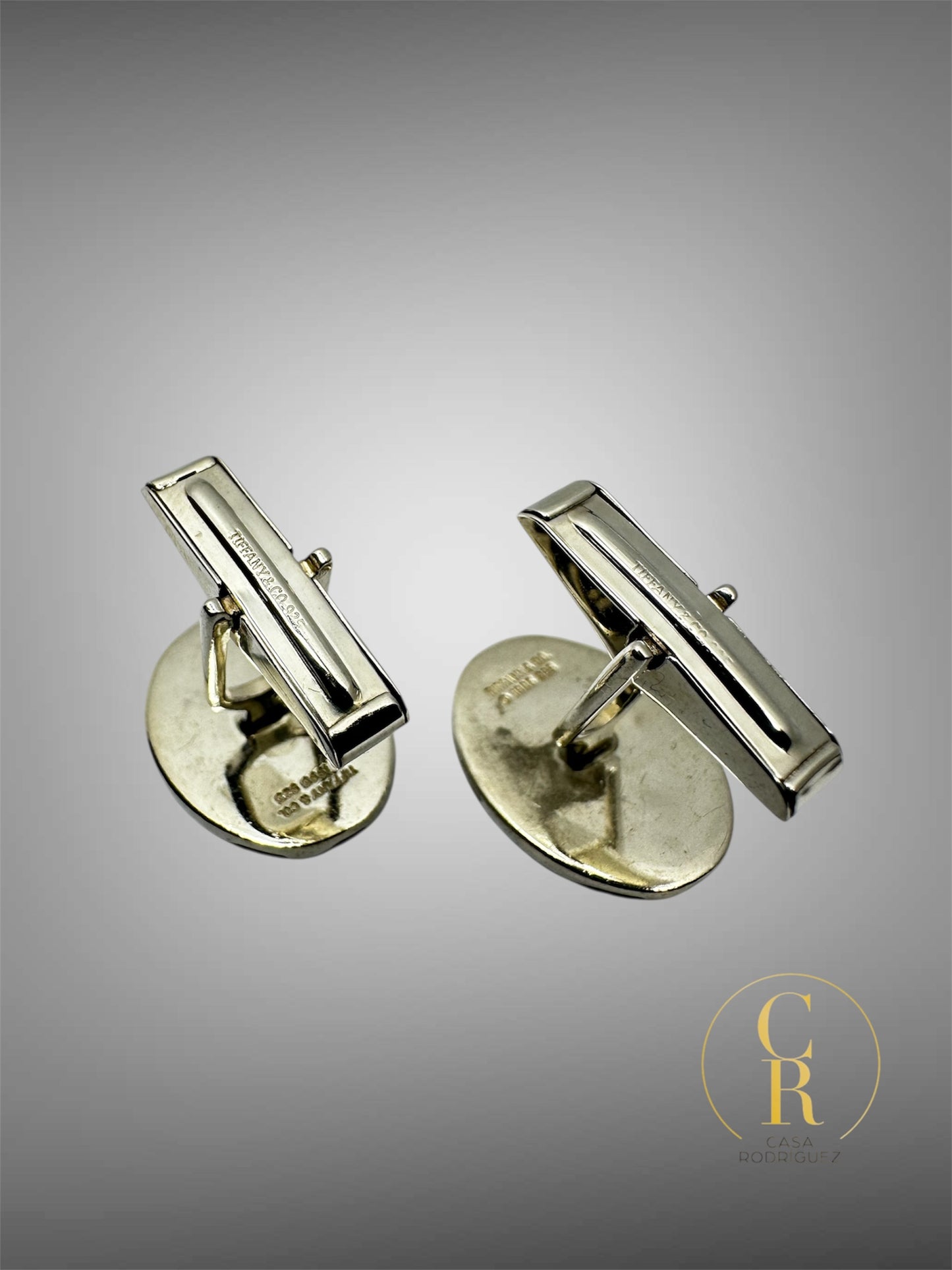 Mancuernillas Tiffany & Co. Estriada