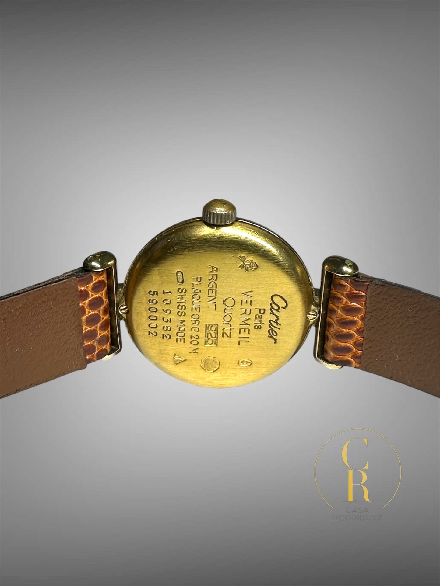 Reloj Must de Cartier Vermeil