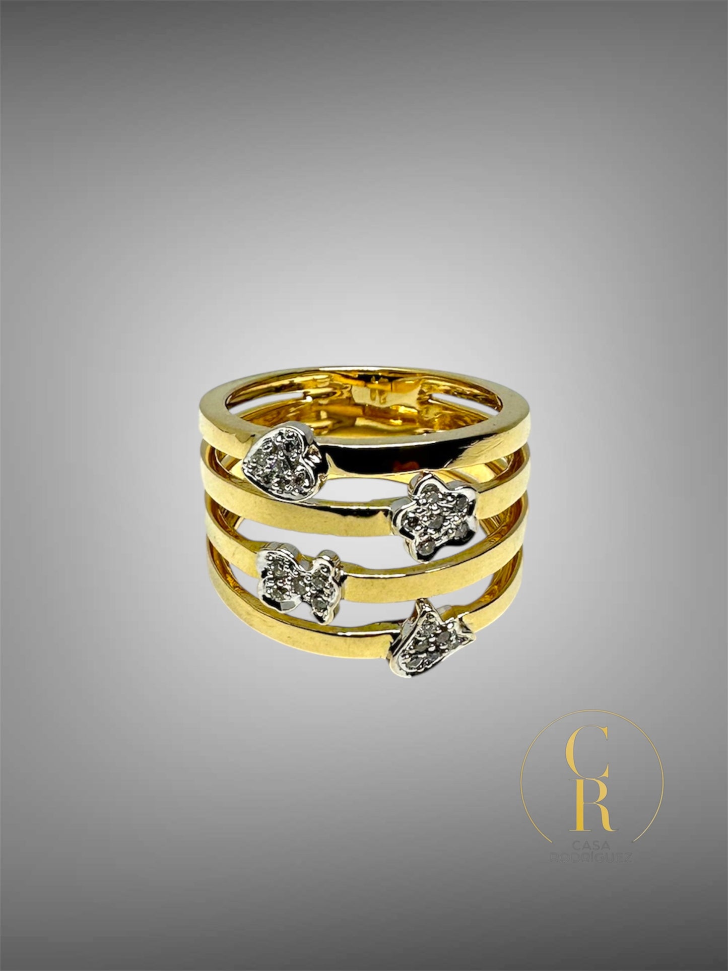 Anillo Tous Oro 18k Figuras Puppies
