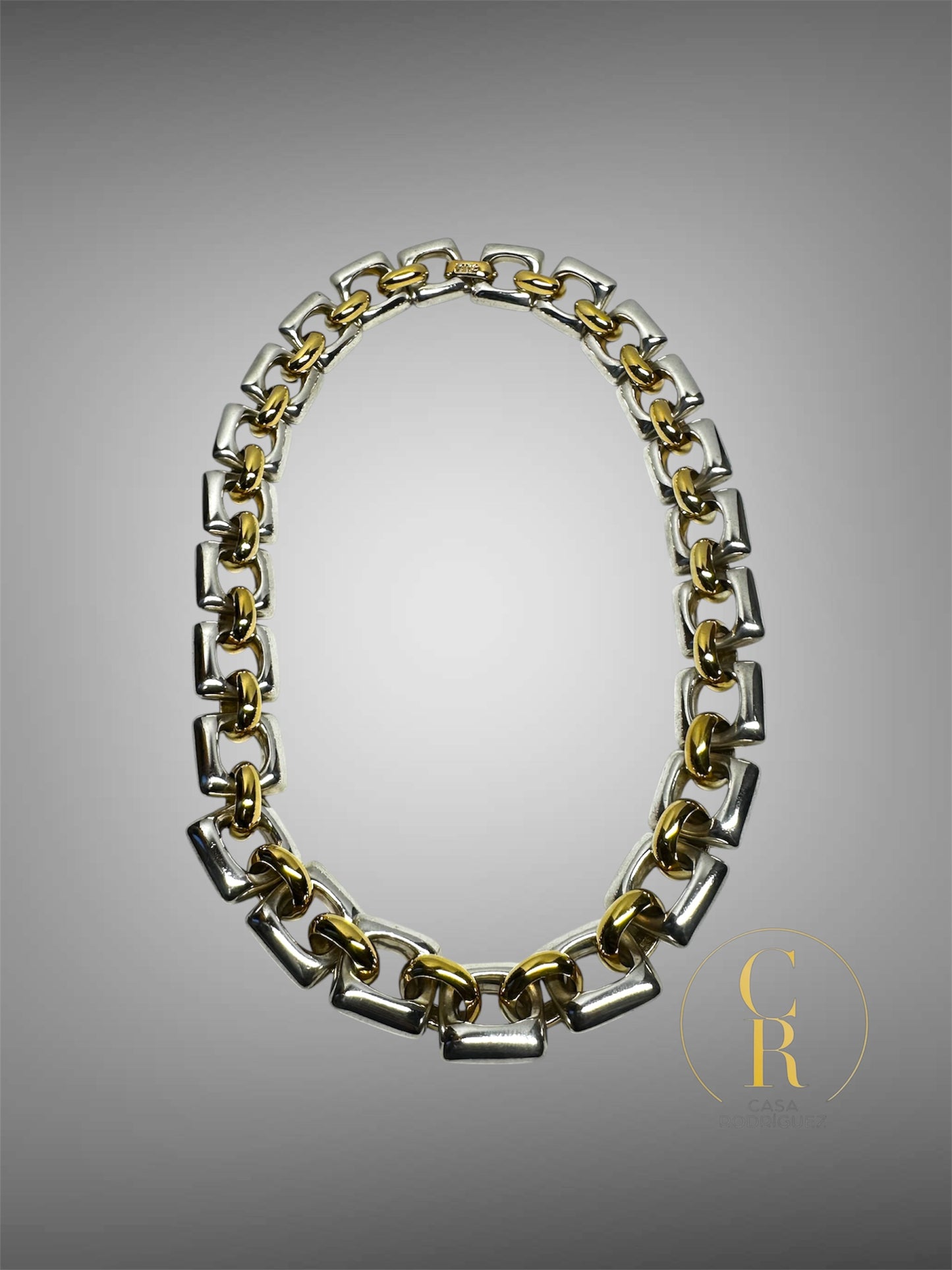 Collar Tane Cuadros Vermeil