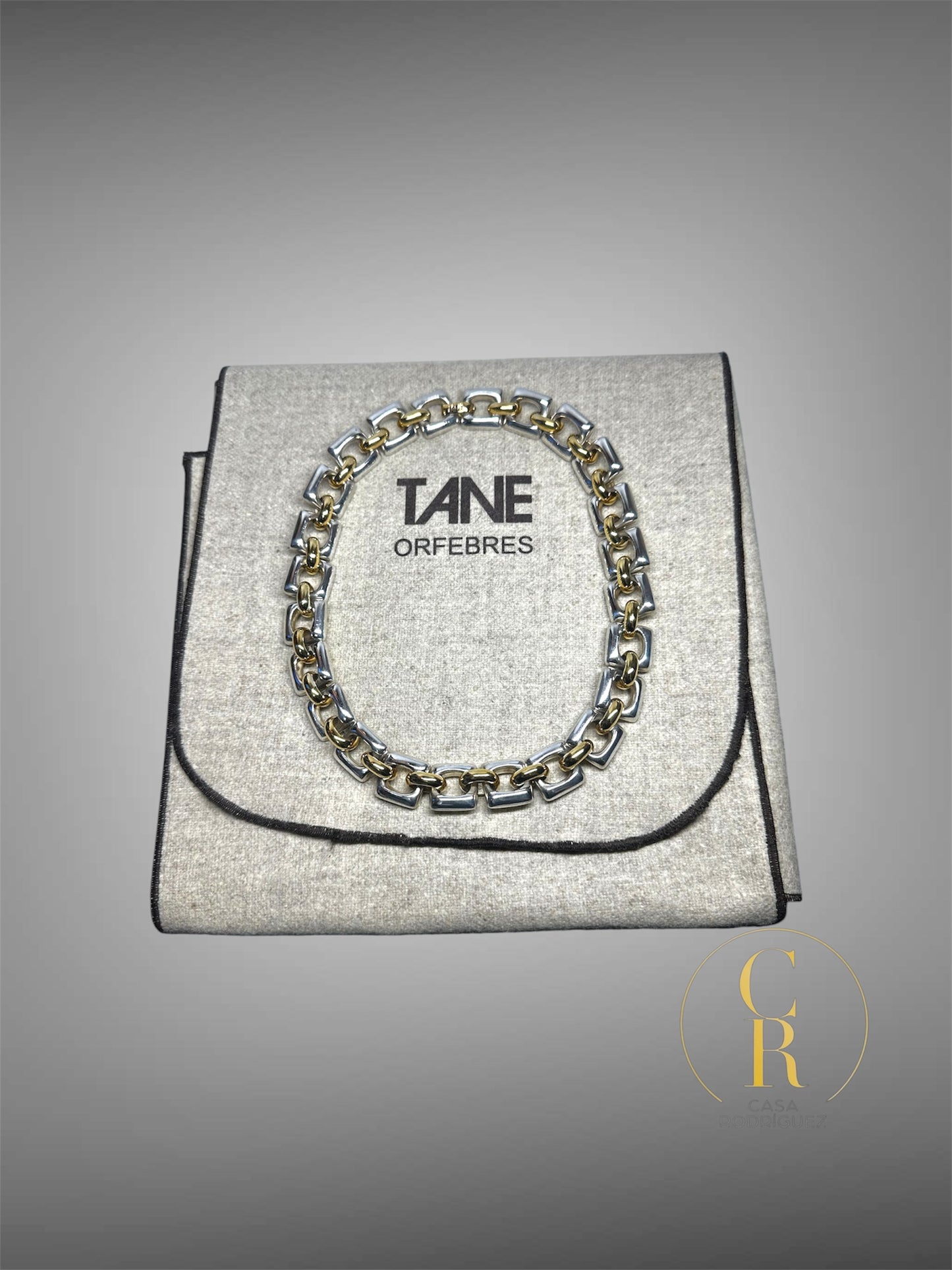 Collar Tane Cuadros Vermeil